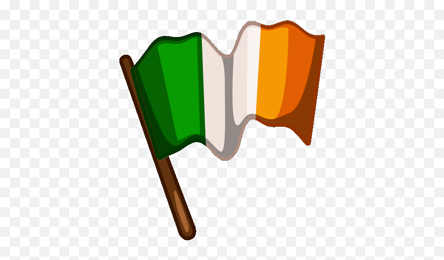 Clipart Walking Crab - Ireland Flag Gif Png Download Transparent Irish Flag Gif Emoji,Venezuela Flag Png