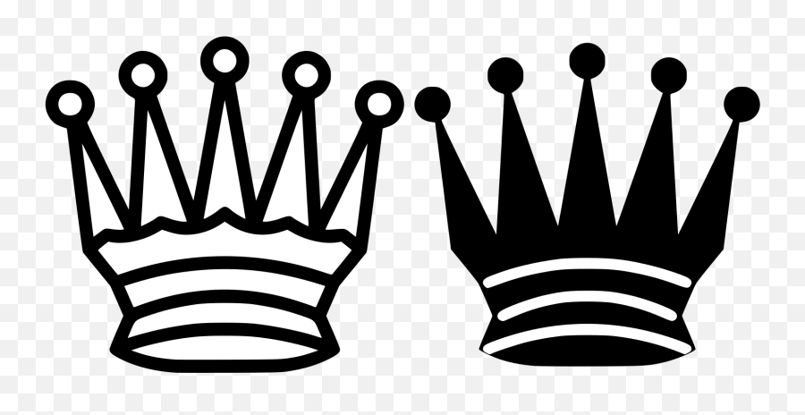 Library Of Crown King Clip Art Png Files Clipart Art 2019 - Chess Queen 2d Emoji,King Crown Clipart Black And White