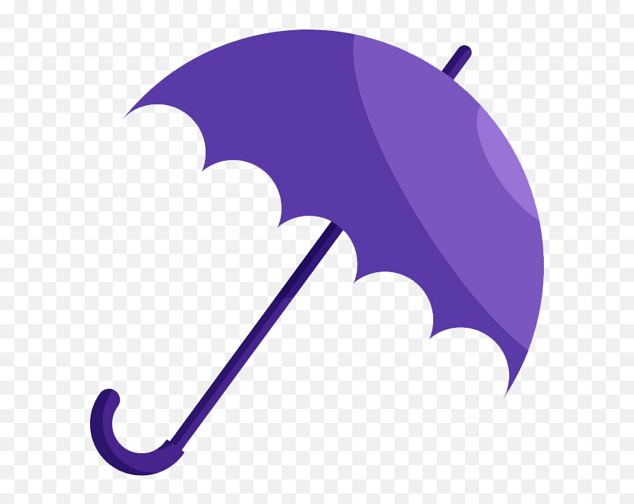 Purple Umbrella Clipart Transparent - Automotive Decal Emoji,Umbrella Clipart
