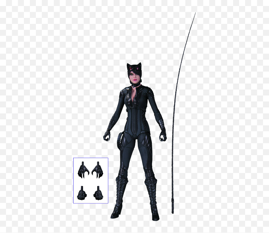 Details About Batman Arkham Knight - Catwoman Action Figuredccjun150343 Batman Arkham Knight Catwoman Figure Emoji,Catwoman Logo