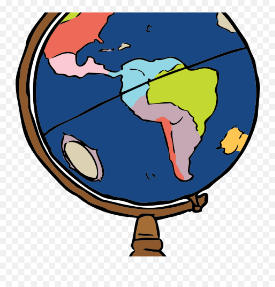 Cartoon Globe Png Transparent Png Image - World Globe Png Clipart Emoji,Snow Globe Clipart