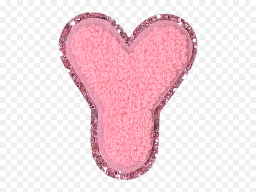 Pink Glitter Letter Patches - Girly Emoji,Pink Glitter Png