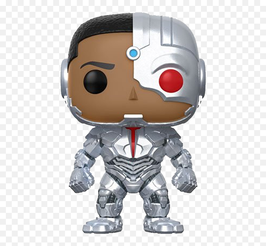 Download Toy Funko Cyborg Figurine - Cyborg Funko Pop Justice League Emoji,Cyborg Png
