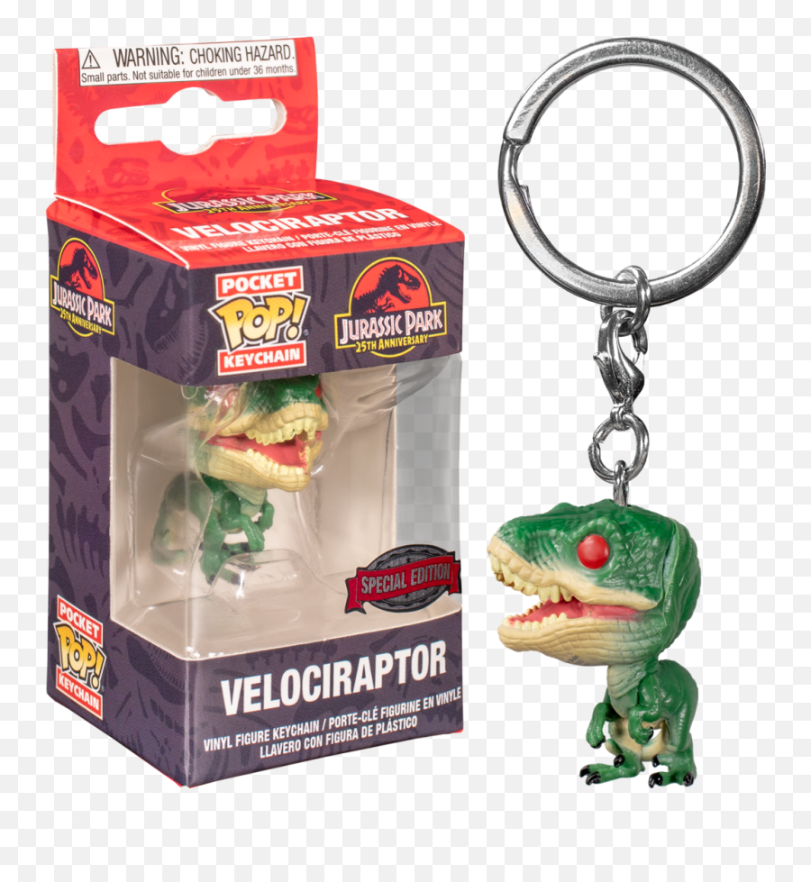 Funko Pocket Pop Keychain - Jurassic Park Velociraptor With Red Eyes Fonko Pop Jurassic World Emoji,Red Eyes Transparent