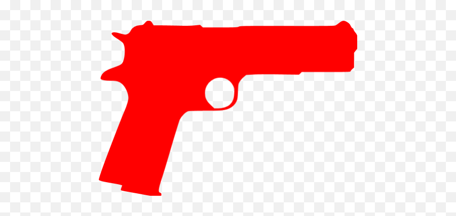 Red Gun 5 Icon - Free Red Gun Icons Red Gun Icon Emoji,Gun Png