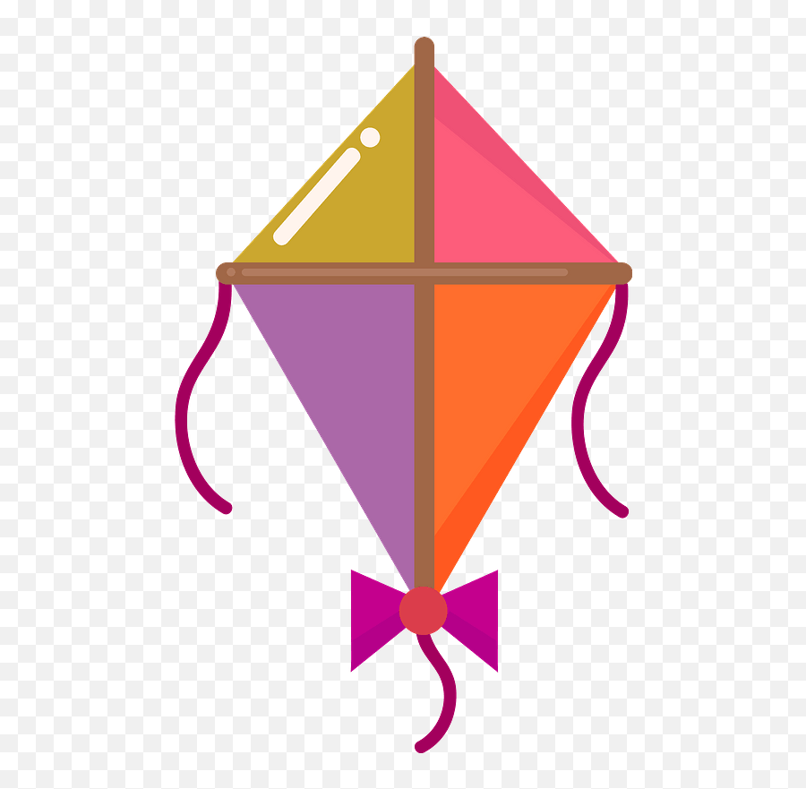 Kite Clipart - Folding Emoji,Kite Clipart
