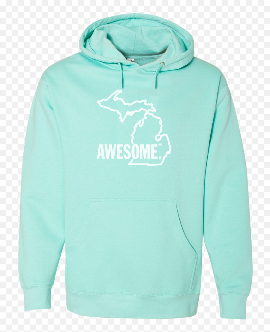 Michigan Awesome State Outline Hoodie - Danny Gonzalez Greg Hoodie Emoji,Michigan Outline Png