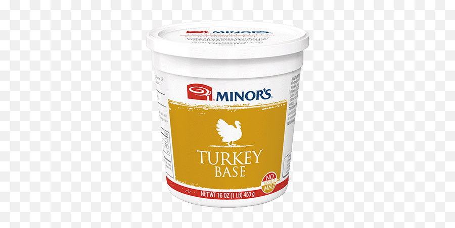 Minoru0027s Turkey Base No Added Msg Gluten Free 1 Lb Pack Of - Chicken Base Emoji,Cooked Turkey Png