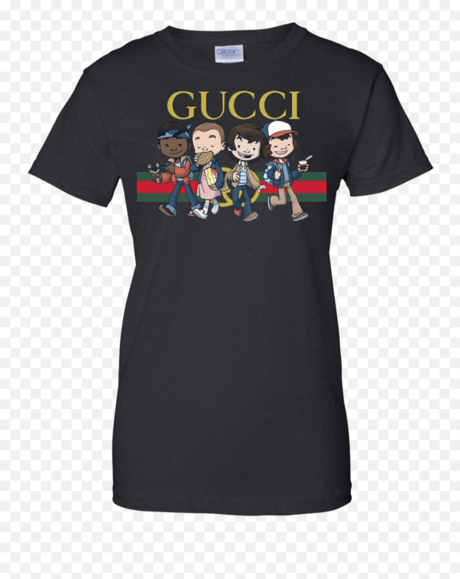 Trending Gucci Logo And Stranger Things Emoji,Gucci Logo Shirt