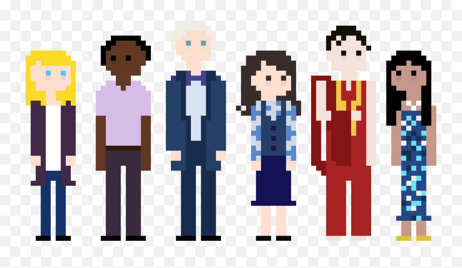 I Made Pixel Art Of The Cast Emoji,The Good Place Logo