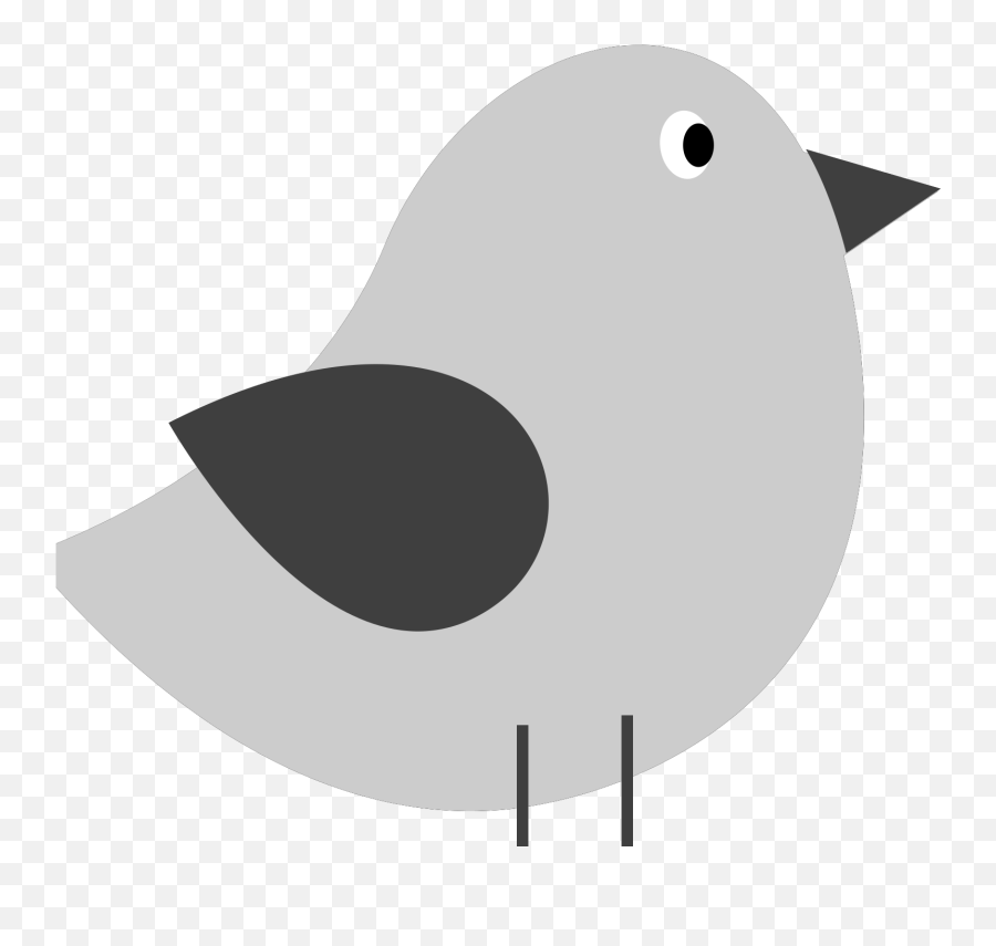 Bird Svg Vector Bird Clip Art - Svg Clipart Emoji,Cute Bird Clipart Black And White