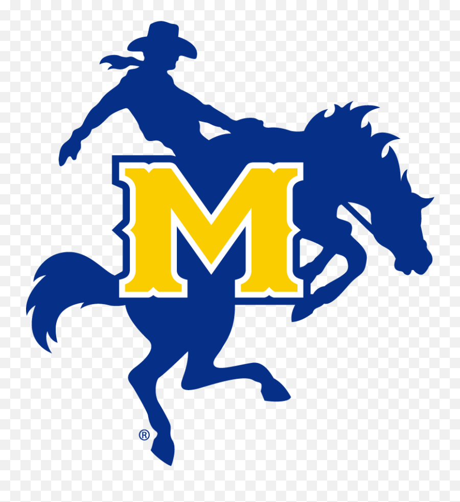 Mcneese State Cowboys Primary Logo - Ncaa Division I Im Emoji,Yellow Horse Logo