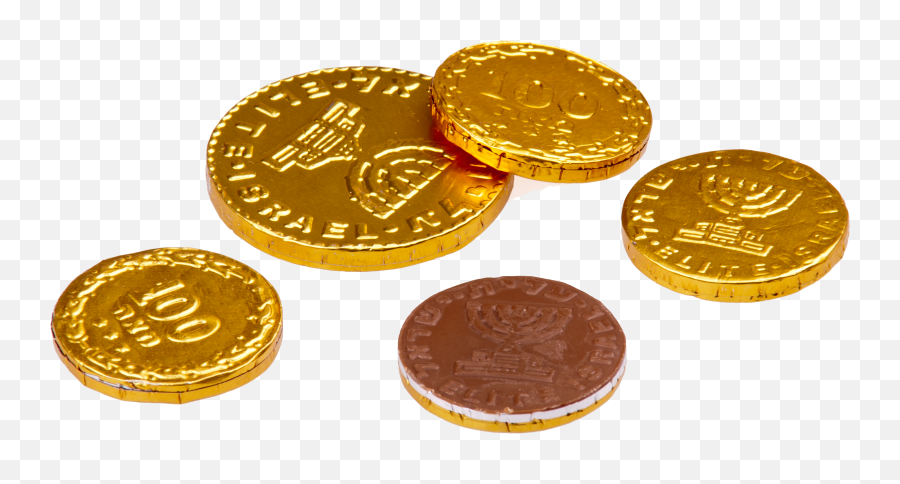 Chocolate Coin Png U0026 Free Chocolate Coinpng Transparent - Hanukkah Gelt Transparent Emoji,Coins Clipart