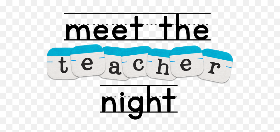 Meet The Teacher Night Clipart U0026 Meet The Teacher Night - Dot Emoji,Night Clipart