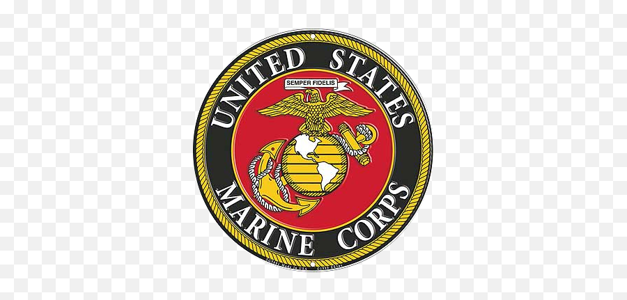 Download Usmc Military Logo Aluminum - Marines Logo Emoji,Usmc Logo