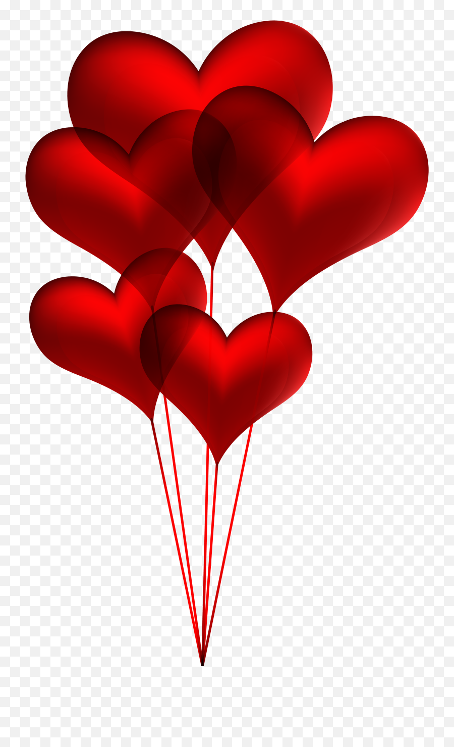 Library Of Red Heart Vector Library Download With No - Transparent Background Heart Balloon Clip Art Emoji,Red Heart Clipart