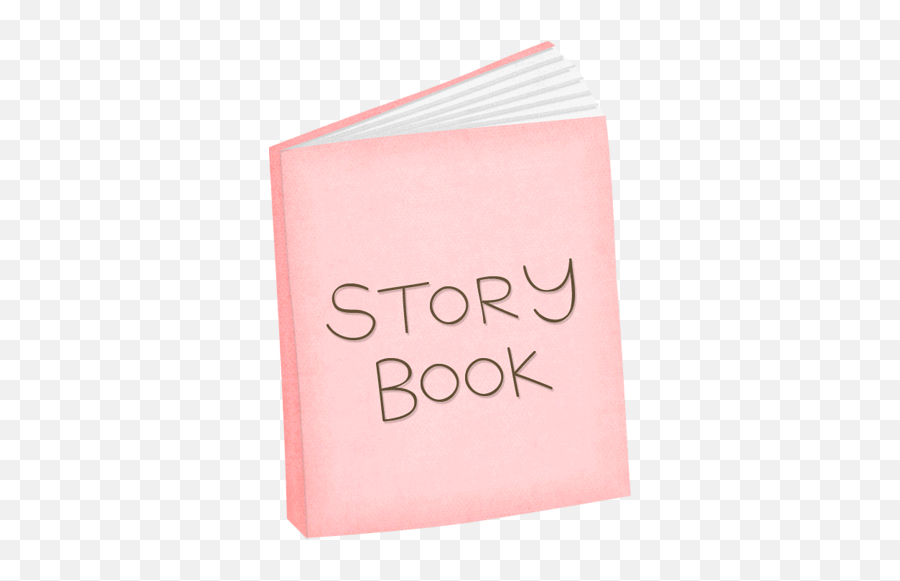 Pink Story Book - Book Bedtime Story Clipart Emoji,Book Clipart