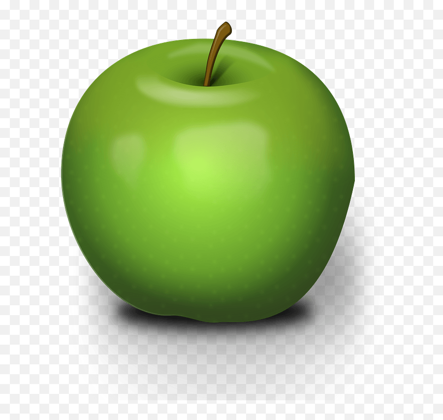 3d Green Apple Png Png Images Download 3d Green Apple - Cartoon Green Apple Emoji,Apple Png