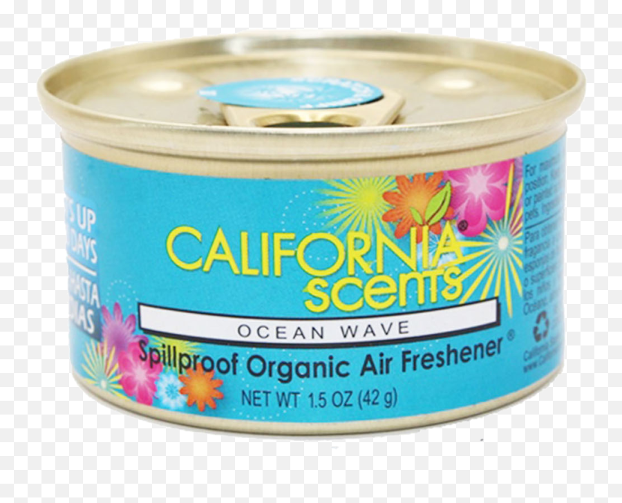California Scents Spillproof Organic Air Freshener 15 Ounce Canister 18 Pack - Ocean Wave Cat Supply Emoji,Ocean Wave Png