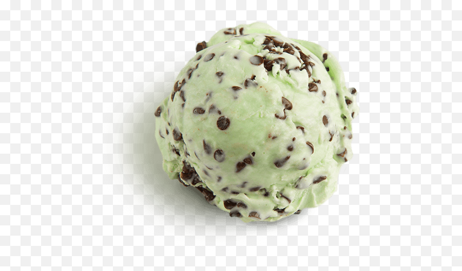 Mint Chocolate Chip - Transparent Background Mint Ice Cream Scoop Emoji,Ice Cream Transparent