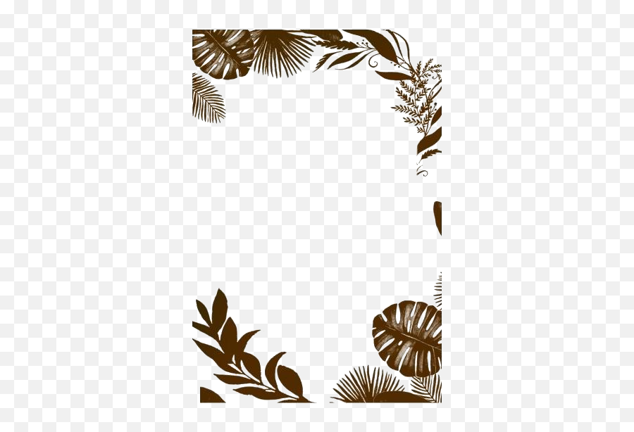 Jungle Leaves Border Png Hd Images Stickers Vectors - Give Credits Where Credit Is Due Qoutes Emoji,Jungle Leaves Png