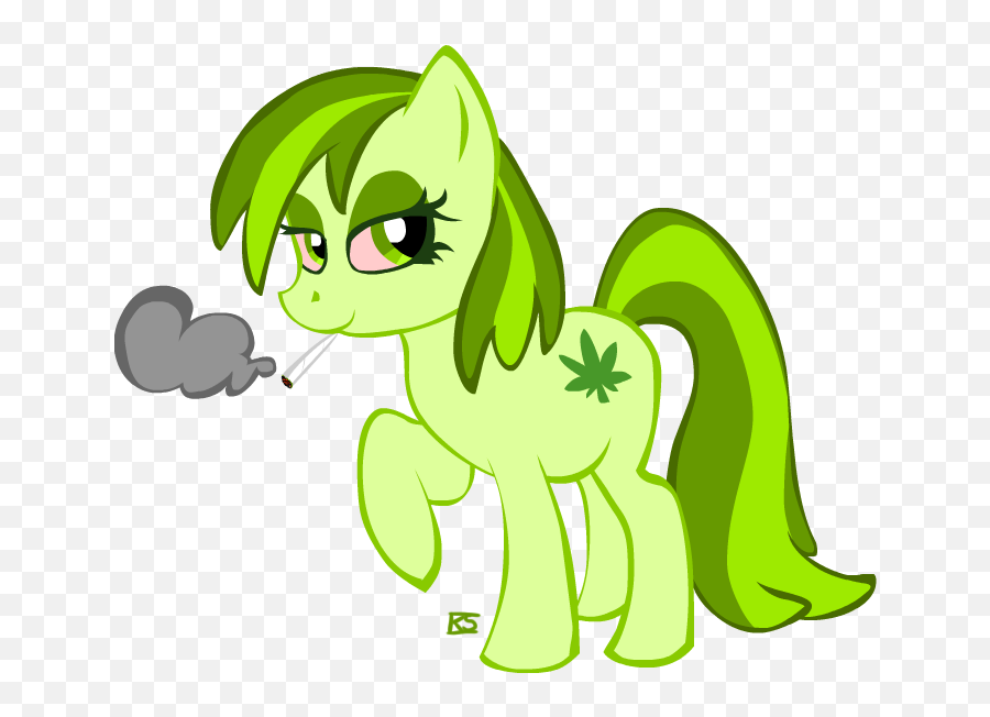 Drug Clipart Joint Smoke - Stoned My Little Pony My Little Pony Marihuana Emoji,My Little Pony Png