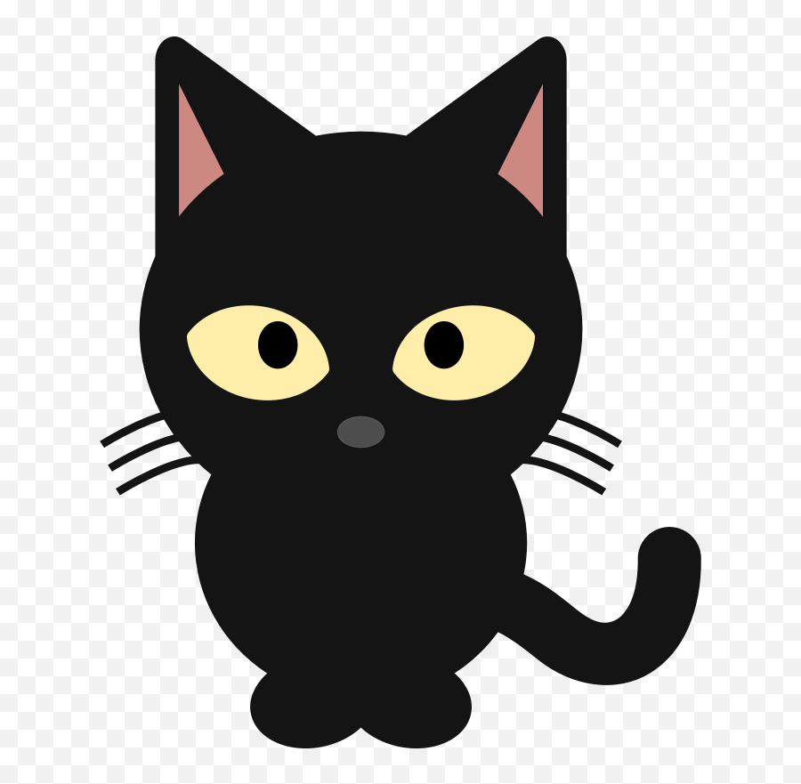 Clipart Cat Halloween Clipart Cat Halloween Transparent - Black Cat Clipart Emoji,Halloween Clipart