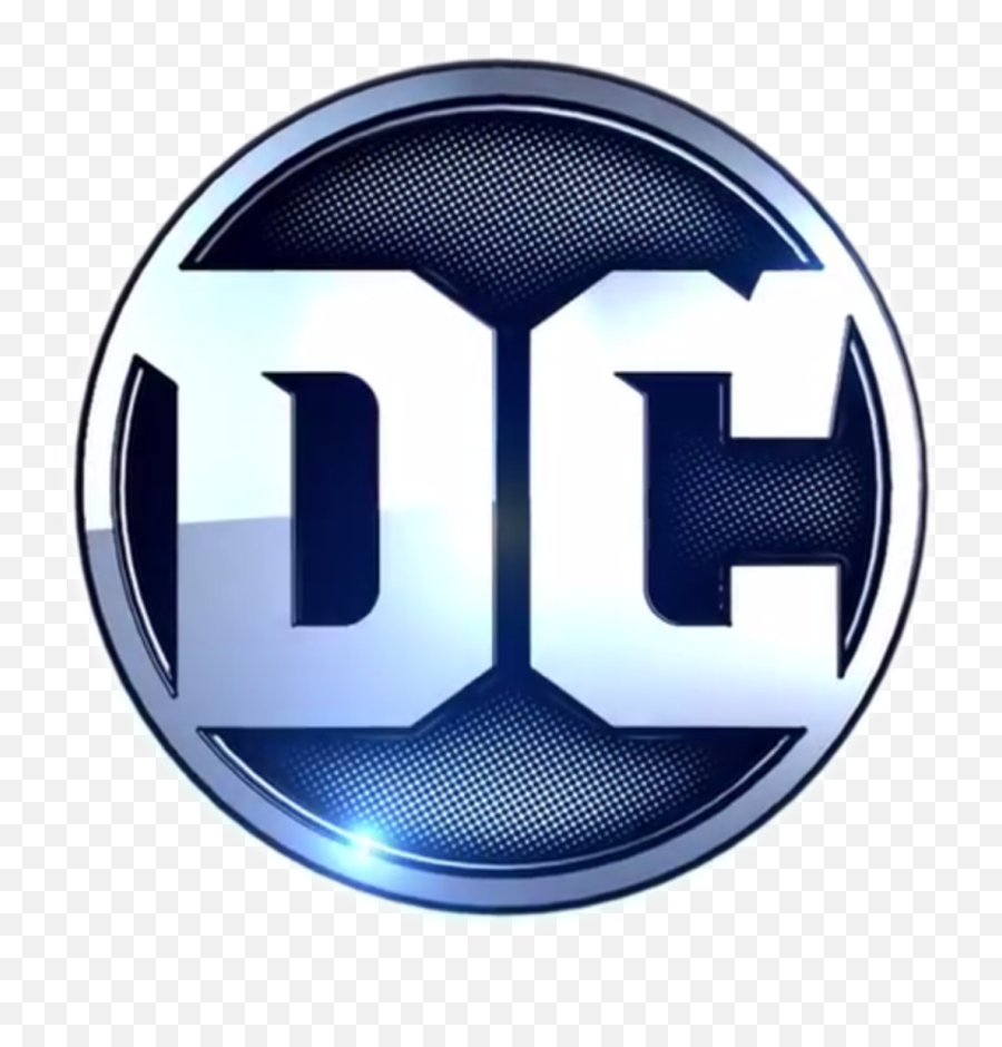 Dc Comics Logo Blue And White - Dc Logo Png Hd Emoji,Dc Comics Logo