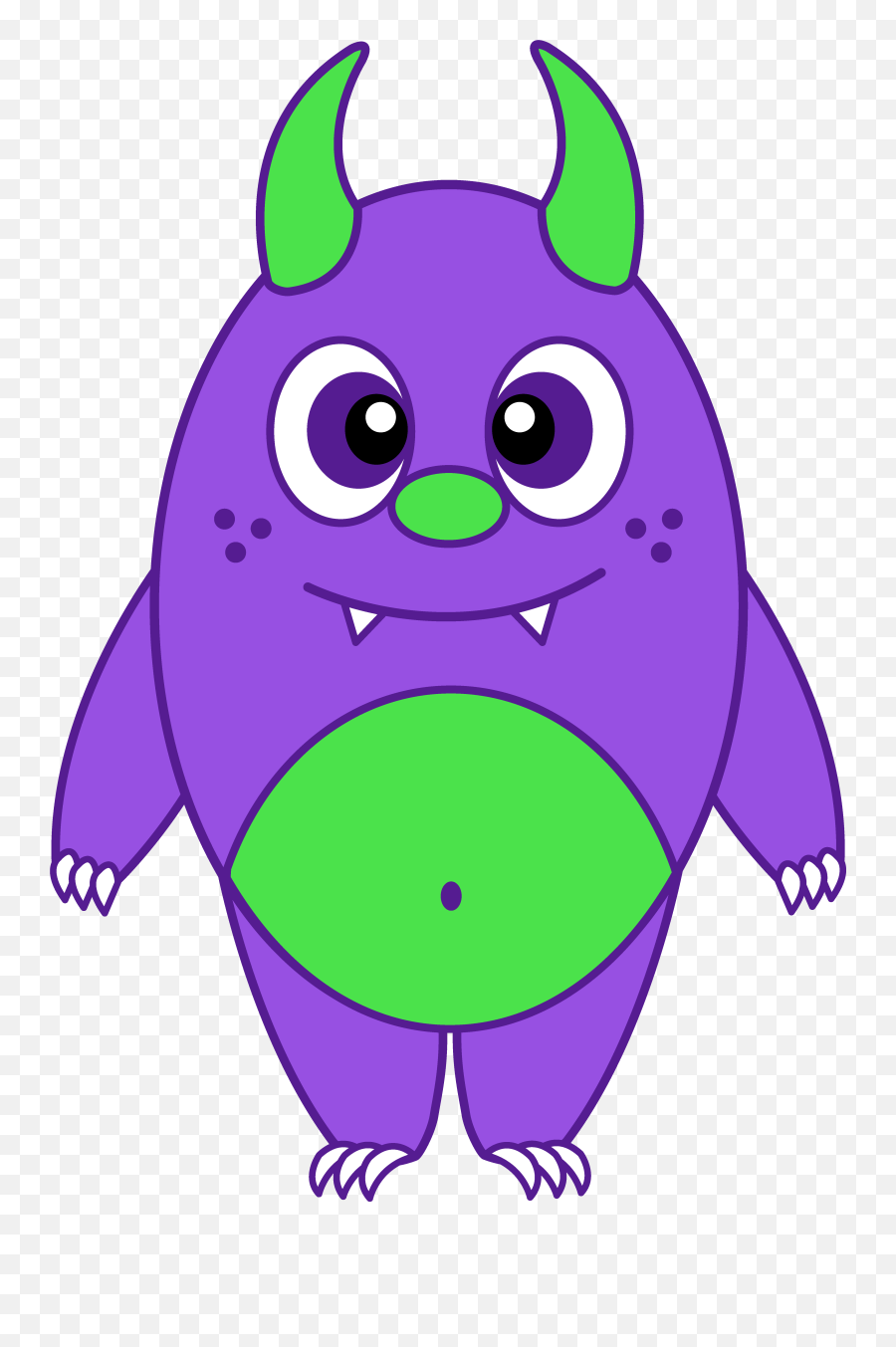 Free Silly Monster Cliparts Download - Purple Monster Clipart Emoji,Monster Clipart