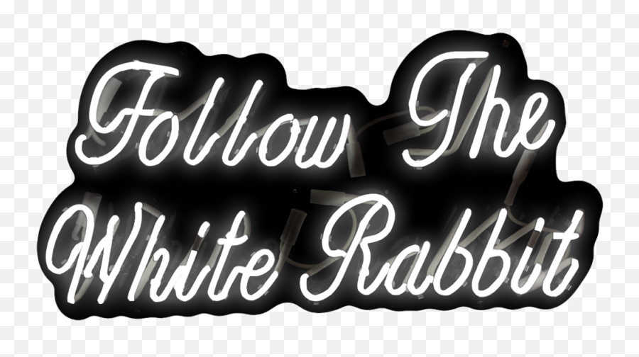 Follow The White Rabbit - Language Emoji,White Rabbit Png