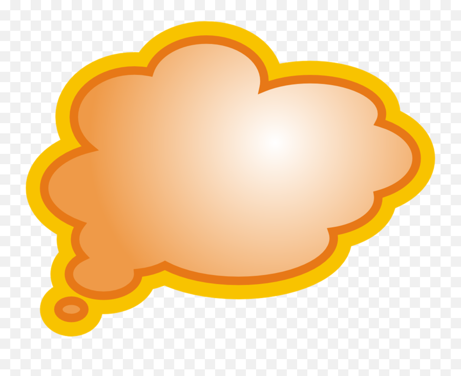 Orange Bubble Text - Free Image On Pixabay Blank Cloud Message Clipart Emoji,Text Message Bubble Png