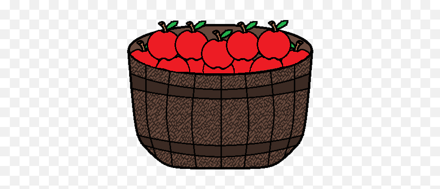 Best Apple Basket Clipart - Basket Of Apples Cliparts Emoji,Basket Clipart
