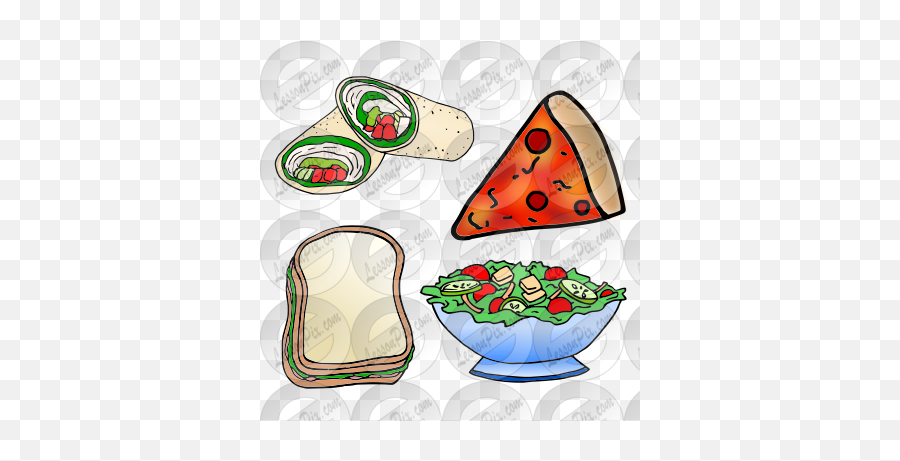 Lunch Foods Picture For Classroom Therapy Use - Great Emoji,Diet Clipart