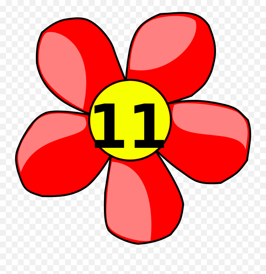 Counting Flower Svg Vector Counting Flower Clip Art - Svg Emoji,Flower Power Clipart