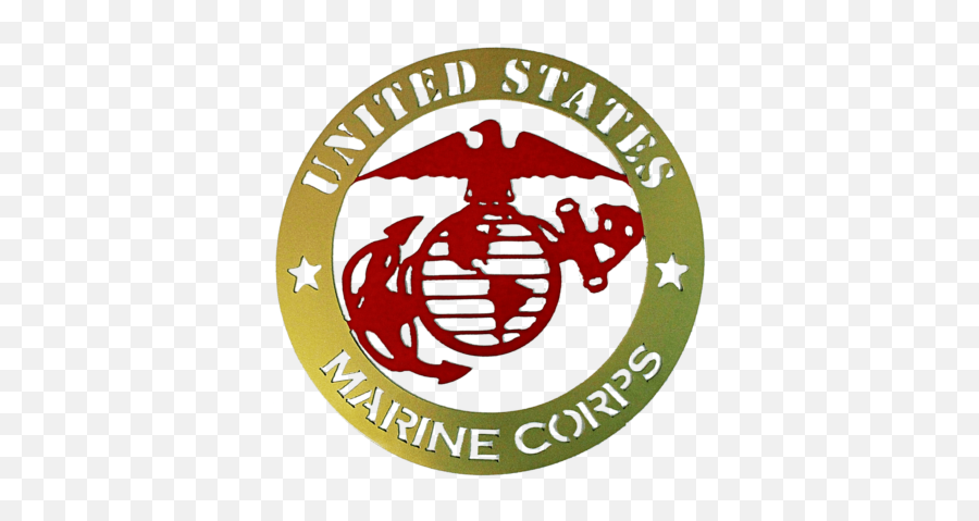 Marine Corps Metal Art - Powdered Plasma Cut Marines Sign Emoji,Marine Corp Logo