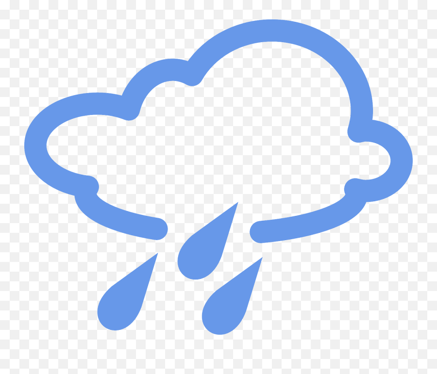 Download Raindrop Clipart Border - Uxcell 3l Waterproof Raining Symbol Clipart Emoji,Raindrop Clipart