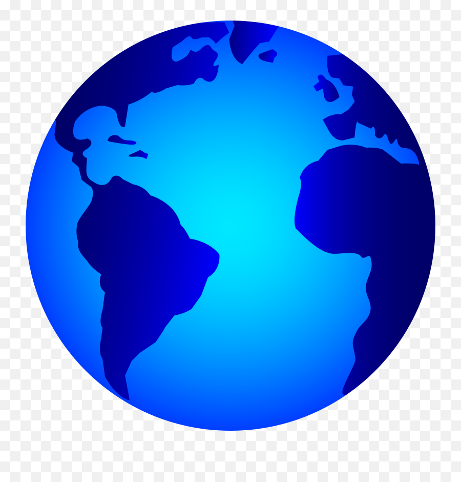 Free Clip Art - Blue Planet Clipart Emoji,Globe Clipart
