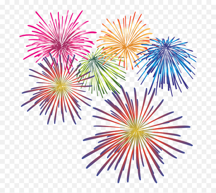 Fireworks - Fuochi D Artificio Png Emoji,Fireworks Png