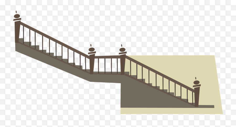 Staircase Clipart House Staircase - Cartoon Staircase Transparent Background Emoji,Stairs Clipart