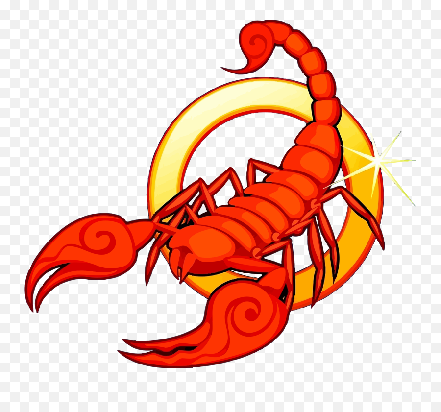 Zodiac Astrological Sign Scorpio - Big Emoji,Scorpion Clipart