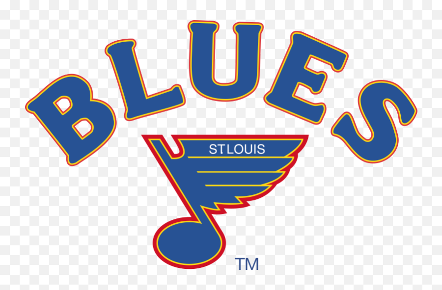 St Louis Blues Old Logo Clipart - 1984 St Louis Blues Logo Emoji,St. Louis Blues Logo