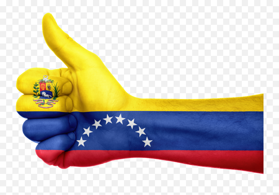 Venezuela Cropped Thumbs Up Nch Png - Bandera Venezuela Emoji,Venezuela Flag Png