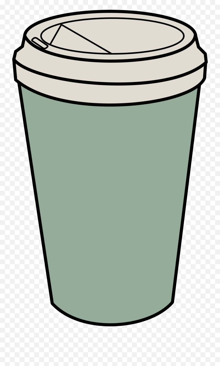 Disposable Travel Cup For Hot Drinks - Take Away Coffee Cup Drawing Emoji,Drinks Clipart
