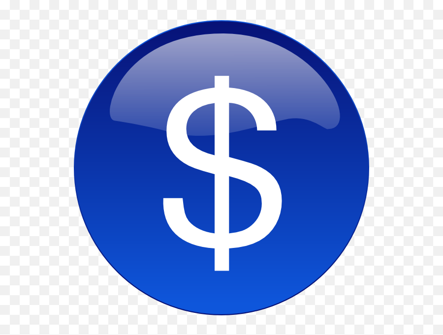 Blue Dollar Sign Clipart Kid - Vertical Emoji,Dollar Sign Clipart