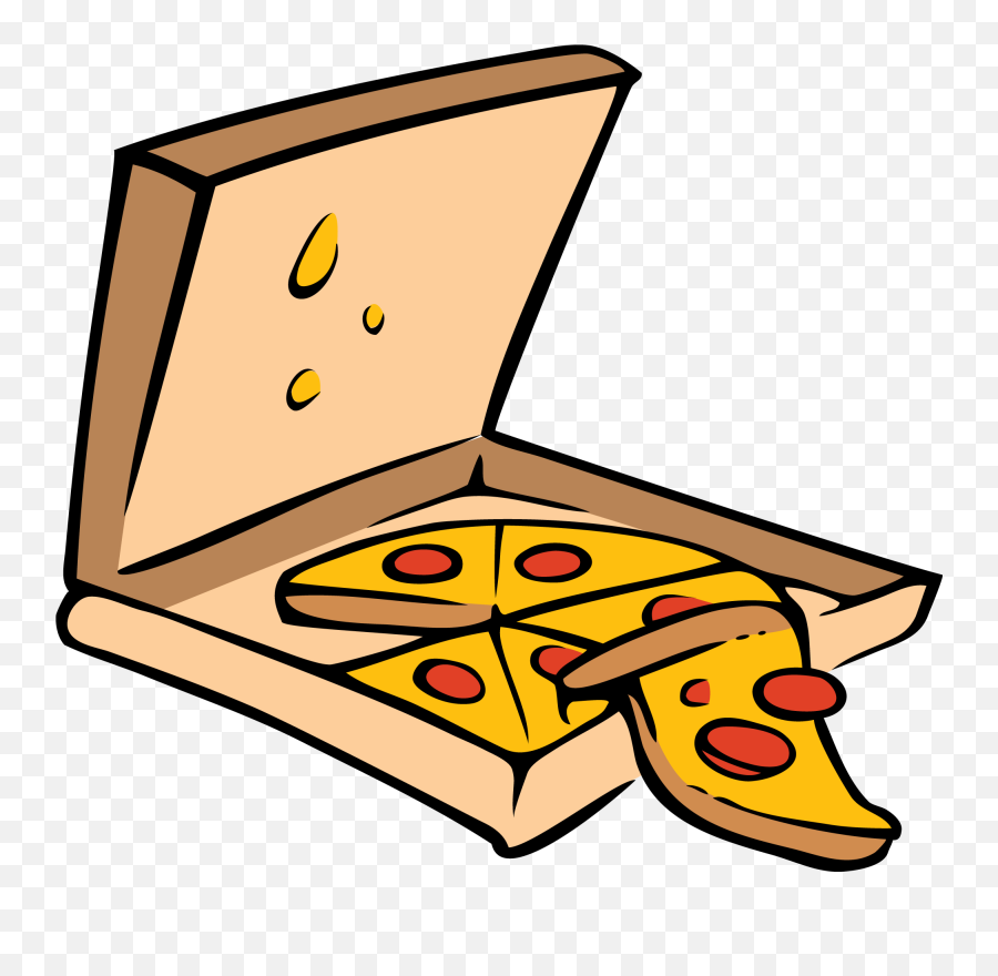 Cartoon Pizza Clipart - Clipart Cartoon Pizza Emoji,Pizza Clipart