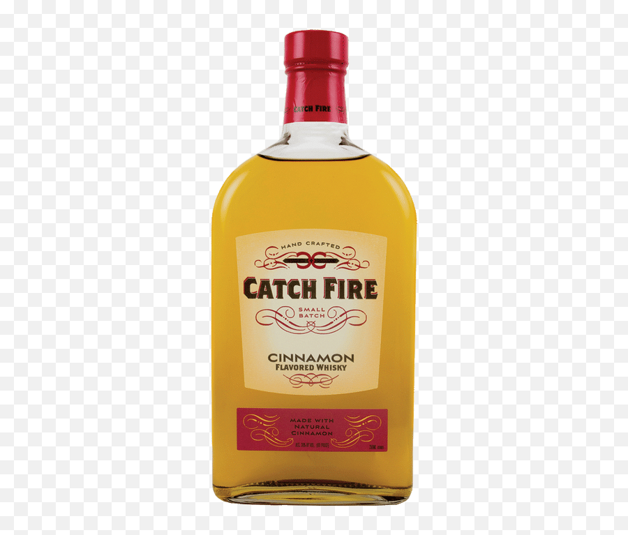Catch Fire Cinnamon Whisky - Catch Fire Cinnamon Whiskey Emoji,Fireball Whiskey Logo