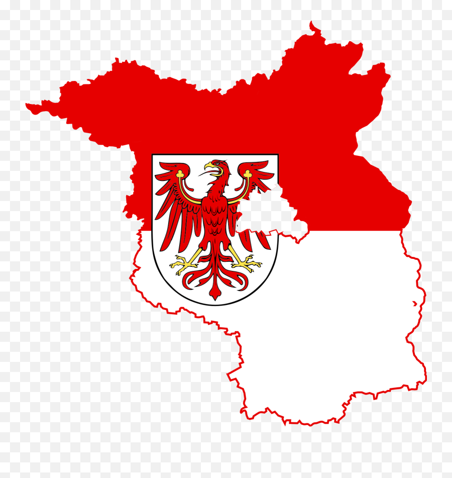 Flag Map Of Brandenburg Emoji,Un Logo Map