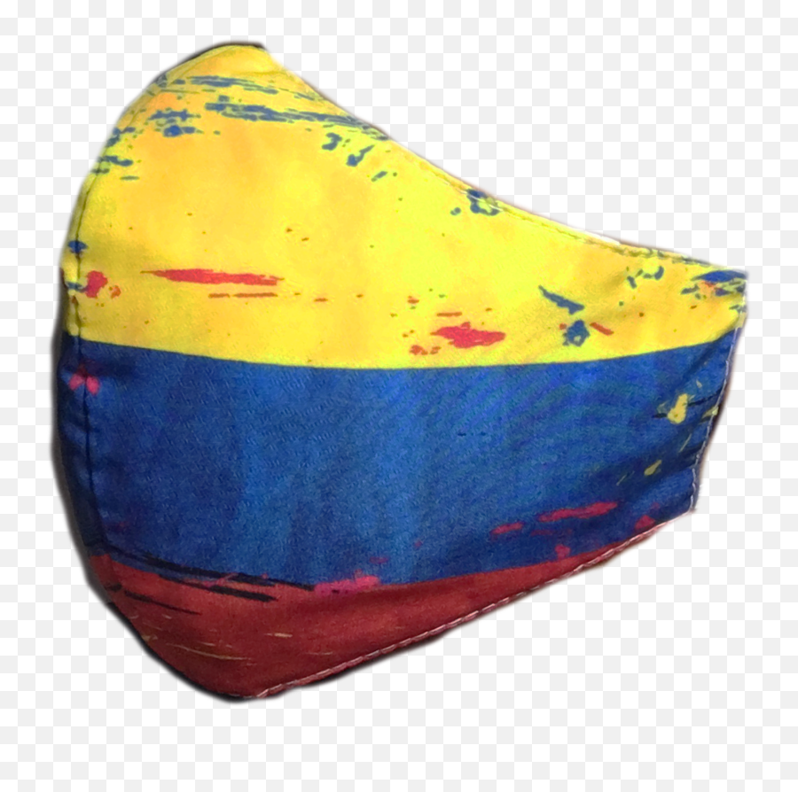 Colombian Flag Non Medical Face Mask Emoji,Colombian Flag Png