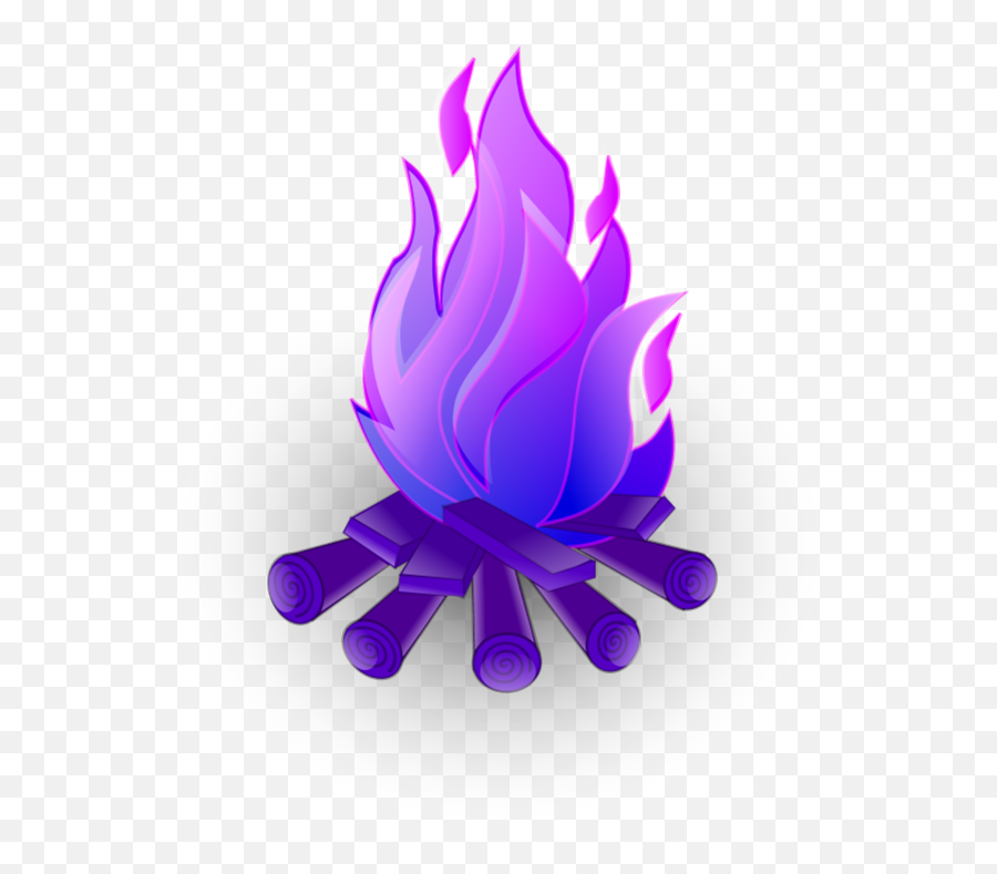 Download Purple Fire Clipart - Purple Fire Png Vector Emoji,Fire Clipart