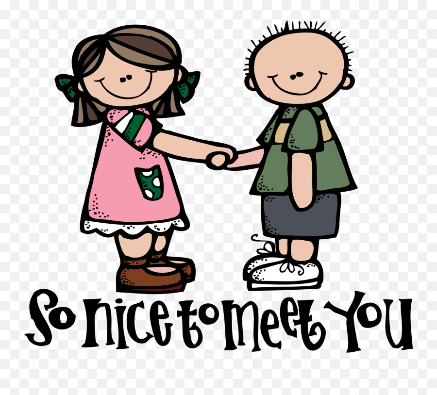 Meeting New Friends Clipart - Nice To Meet You Clipart Emoji,Friends Clipart